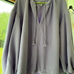 Lavender Long Sleeve, Oversized Top